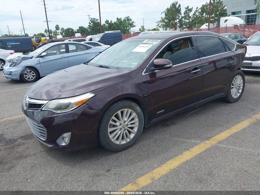 2013 Toyota Avalon, Обычный износ, IAAI, VIN 4T1BD1EB6DU014945 — фото 2