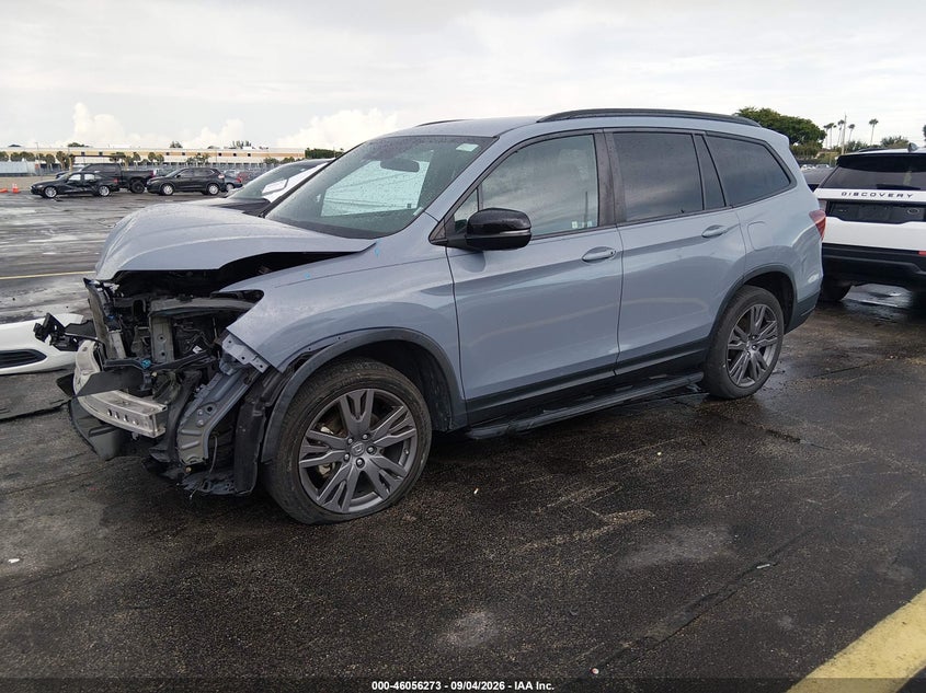 Vin: 5fnyf6h38nb048423, lot: 46555795, honda pilot awd sport 20222