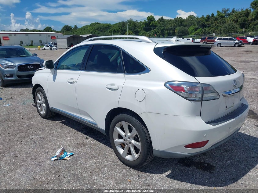 LEXUS RX 350 2011 VIN 2T2ZK1BA2BC050044