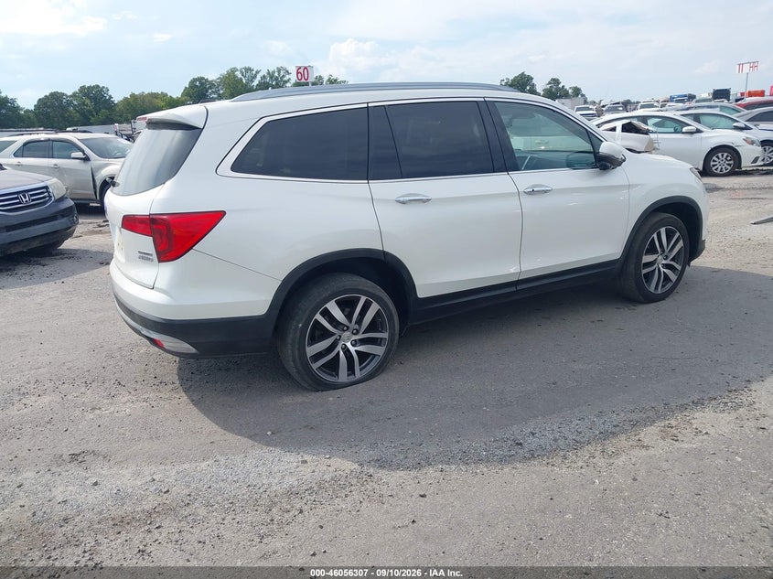 Vin: 5fnyf6h94gb091356, lot: 46555828, honda pilot touring 20164