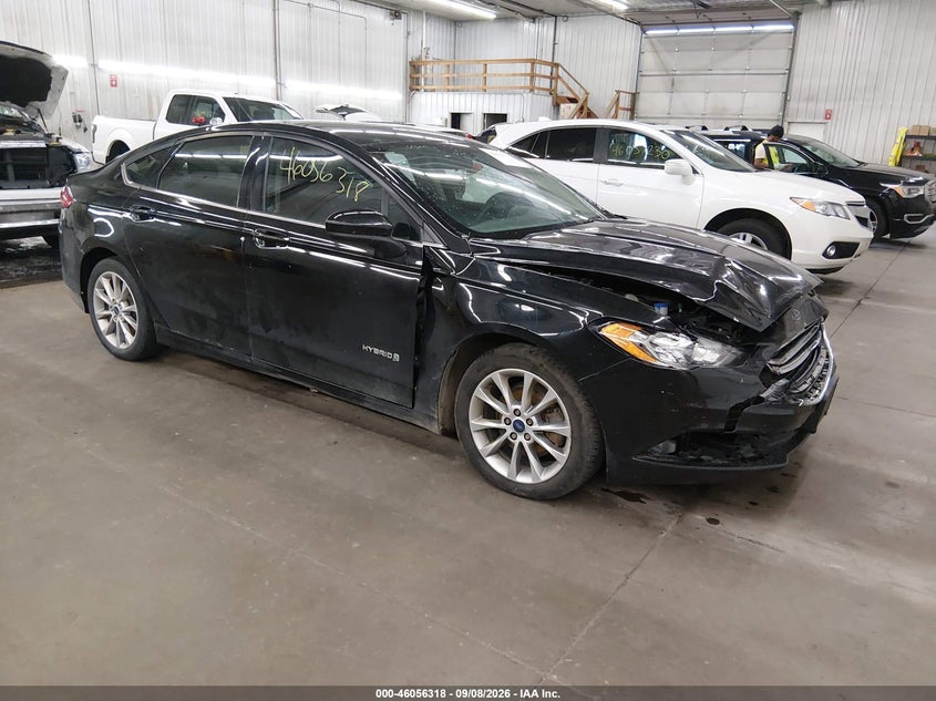 Vin: 3fa6p0lu8hr190605, lot: 46555839, ford fusion hybrid se 20171