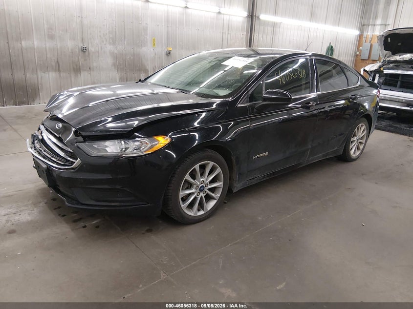 Vin: 3fa6p0lu8hr190605, lot: 46555839, ford fusion hybrid se 20172