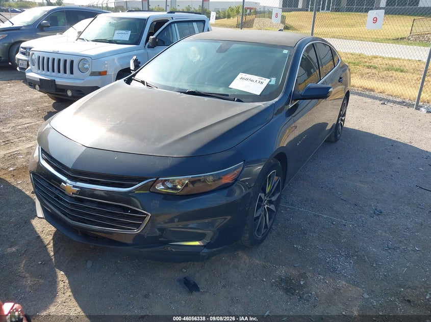 Vin: 1g1ze5st2hf283211, lot: 46555860, chevrolet malibu 1lt 20172