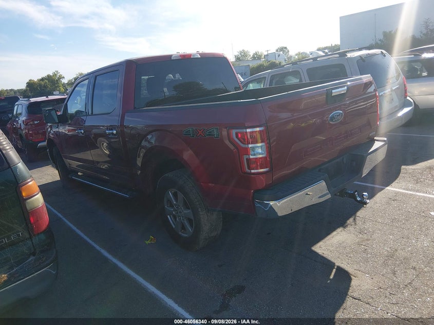 Vin: 1ftew1e49kfc28908, lot: 46555862, ford f-150 xlt 20193