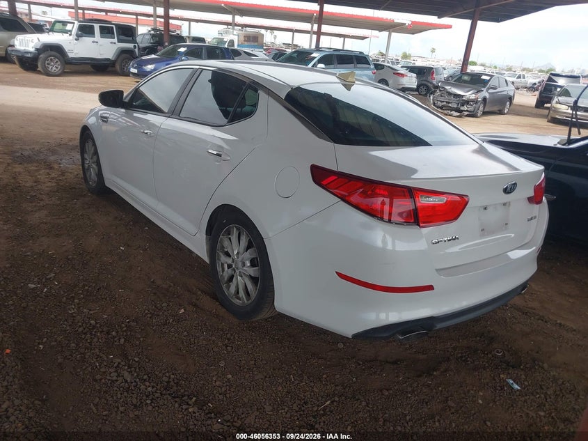 Vin: 5xxgn4a72eg311213, lot: 46555875, kia optima ex 20143