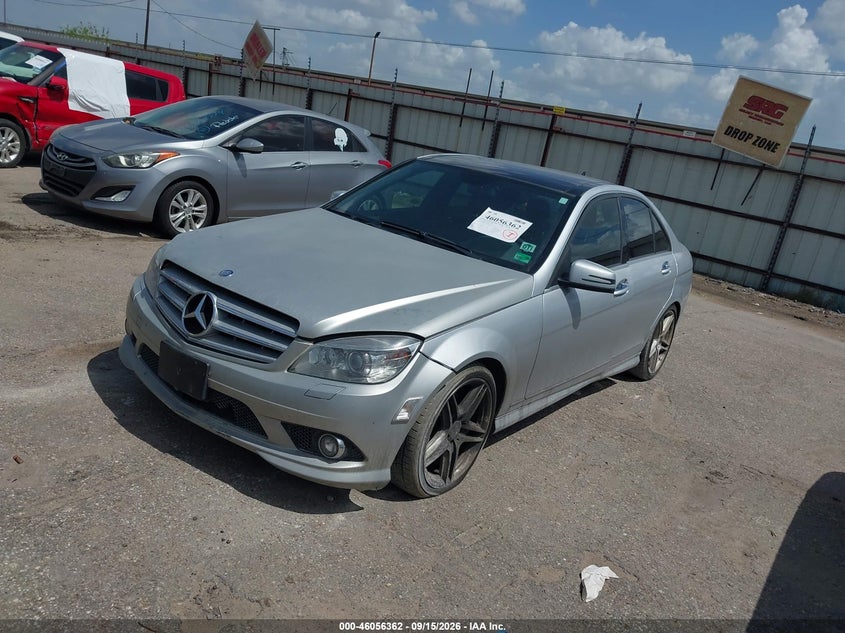 Vin: wddgf8bbxar093509, lot: 46555883, mercedes-benz c 300 luxury 4matic/sport 4matic 20102