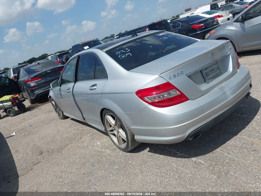 Vin: wddgf8bbxar093509, lot: 46555883, mercedes-benz c 300 luxury 4matic/sport 4matic 20103