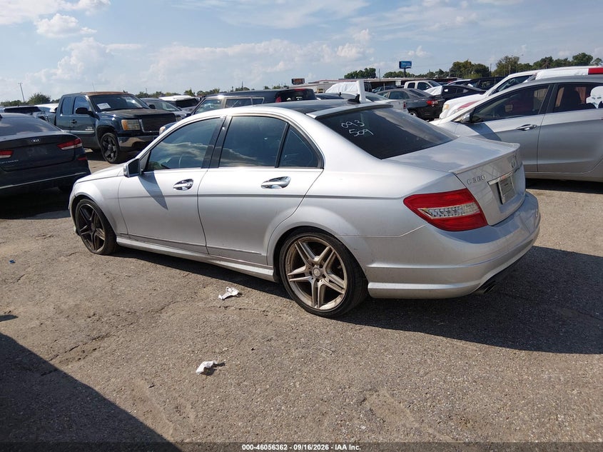 Vin: wddgf8bbxar093509, lot: 46555883, mercedes-benz c 300 luxury 4matic/sport 4matic 20103