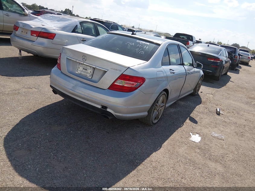 Vin: wddgf8bbxar093509, lot: 46555883, mercedes-benz c 300 luxury 4matic/sport 4matic 20104