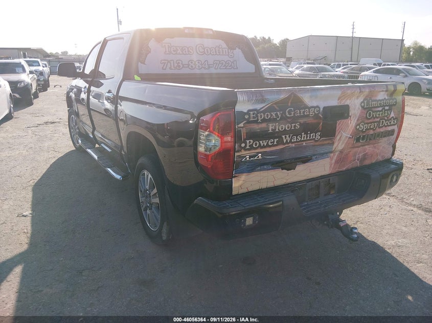 Vin: 5tfaw5f1xfx465756, lot: 46555886, toyota tundra platinum 5.7l v8 20153