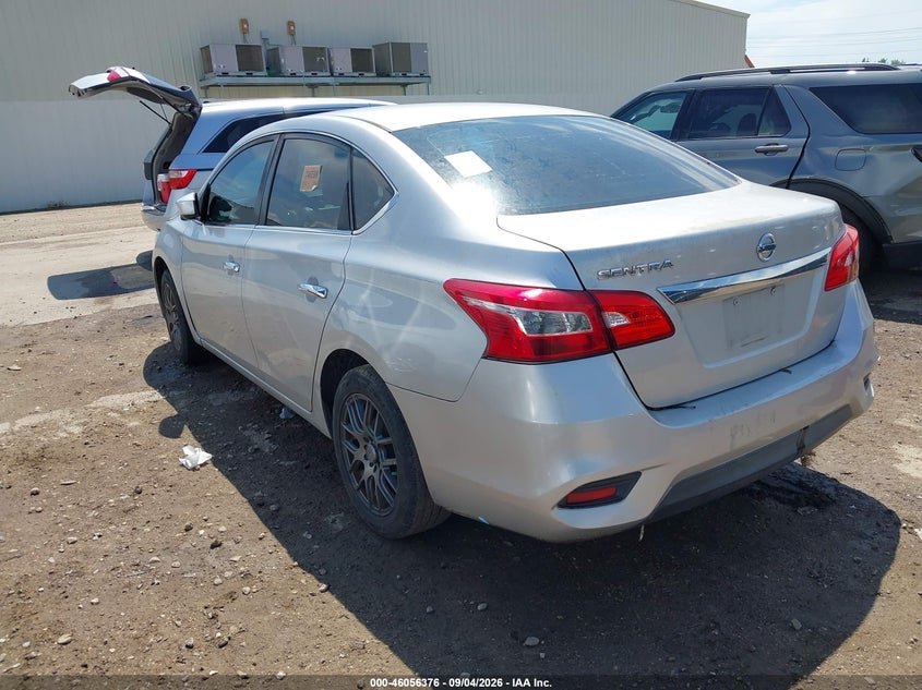 Vin: 3n1ab7ap5hy357827, lot: 46555898, nissan sentra s 20173