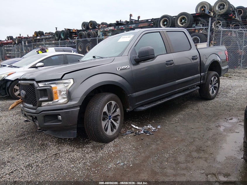 2019 Ford F-150 Xl, Right Front, IAAI, VIN 1FTEW1EP8KFA30346 — photo 2