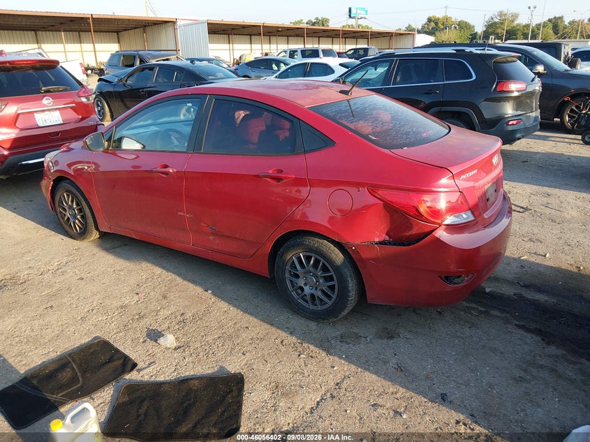 Vin: kmhct4ae4fu855657, lot: 46555924, hyundai accent gls 20153
