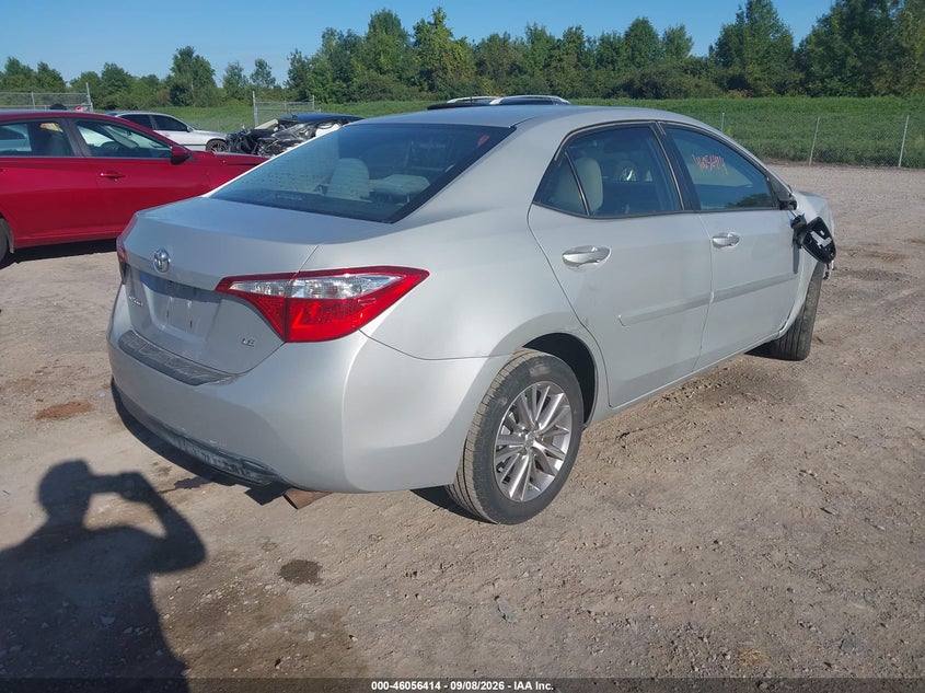 Vin: 2t1burhe3ec173350, lot: 46555935, toyota corolla le plus 20144