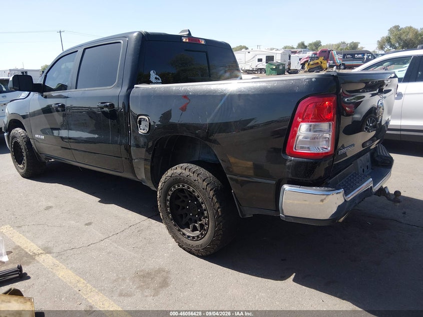 Vin: 1c6srffm2mn740399, lot: 46555950, ram 1500 big horn  4x4 5'7 box 20213