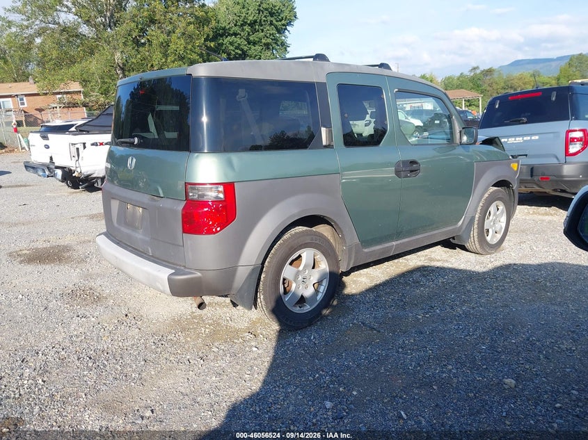 HONDA ELEMENT 2004 VIN 5J6YH27674L030760