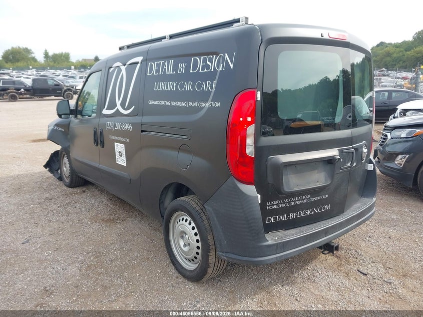 Vin: zfbhrfab5l6p30809, lot: 46556078, ram promaster city tradesman 20203
