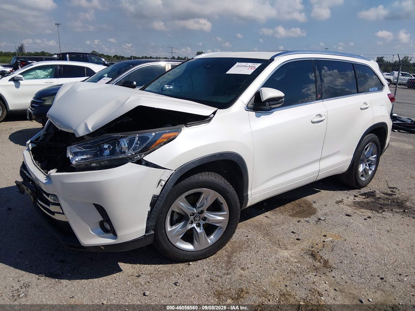 Vin: 5tdyzrfh5ks359709, lot: 46556082, toyota highlander limited 20192