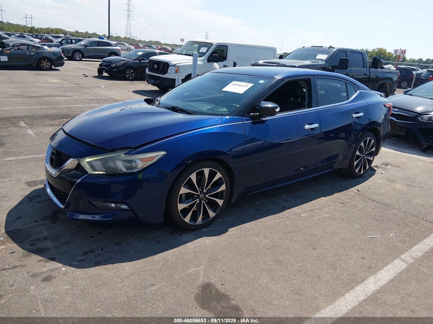 Vin: 1n4aa6apxgc420105, lot: 46556175, nissan maxima 3.5 sr 20162