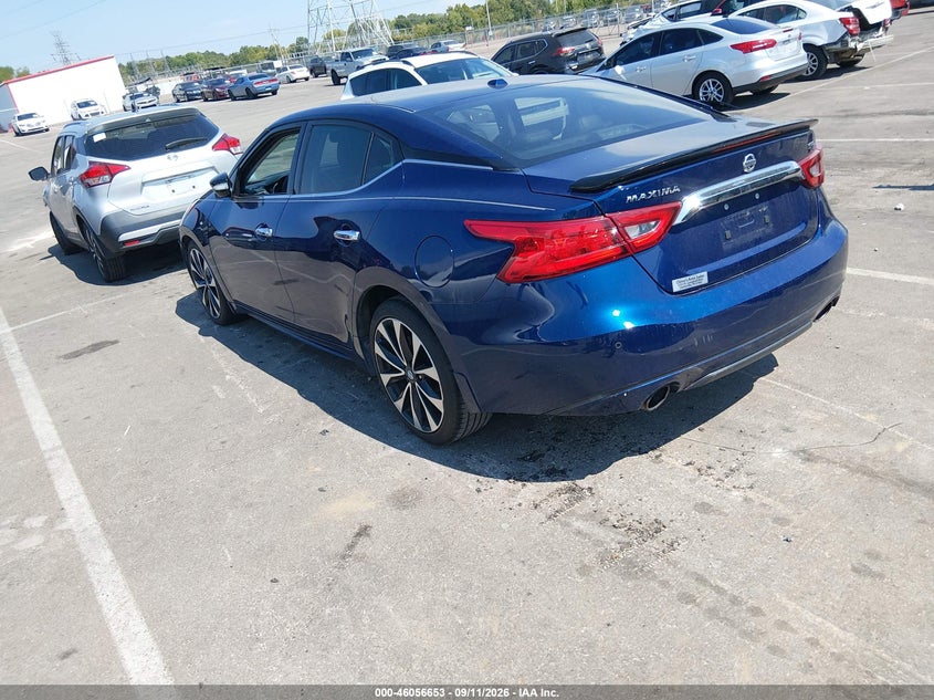 Vin: 1n4aa6apxgc420105, lot: 46556175, nissan maxima 3.5 sr 20163