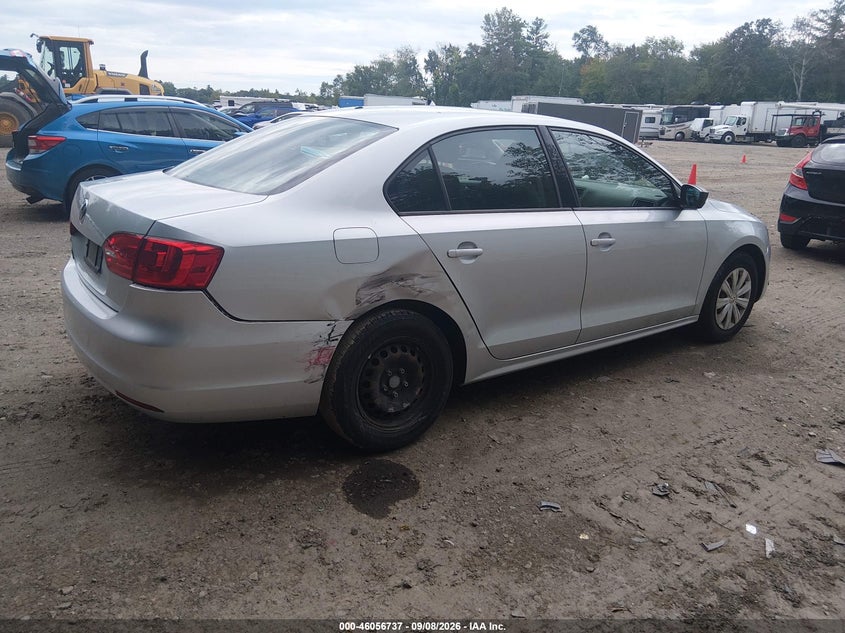 2014 VOLKSWAGEN JETTA SEDAN 2.0L I-4 REGULAR , 115HP