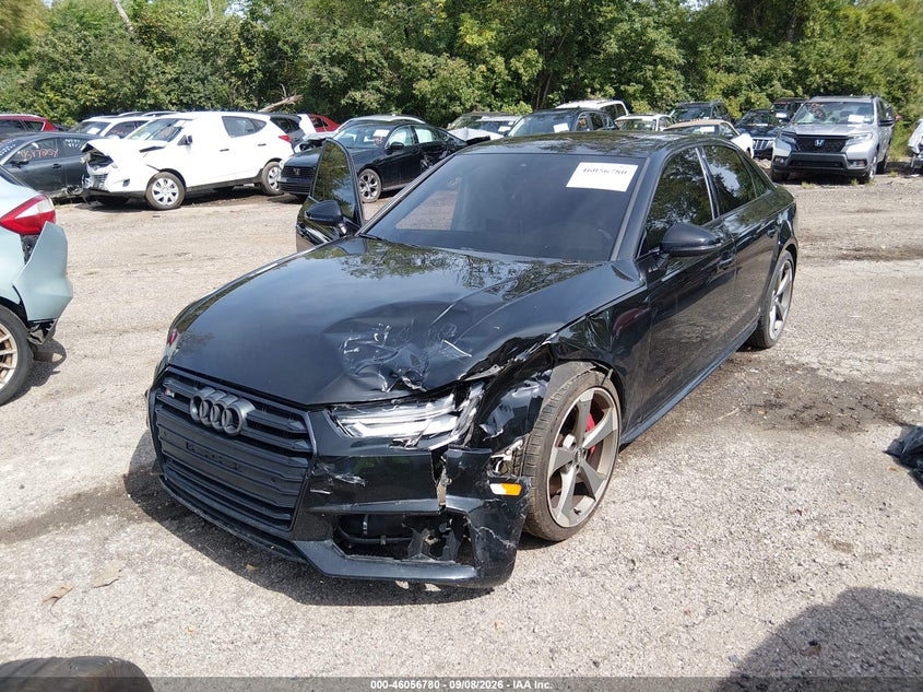 Vin: waub4af47ja201626, lot: 46556302, audi s4 3.0t premium plus 20182