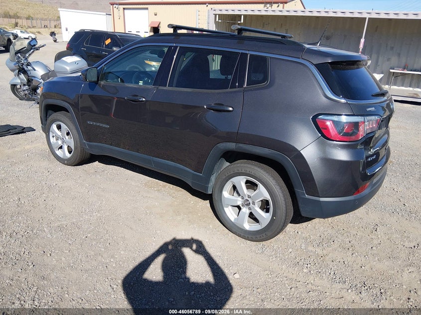 Vin: 3c4njdbb5jt299398, lot: 46556311, jeep compass latitude 4x4 20183