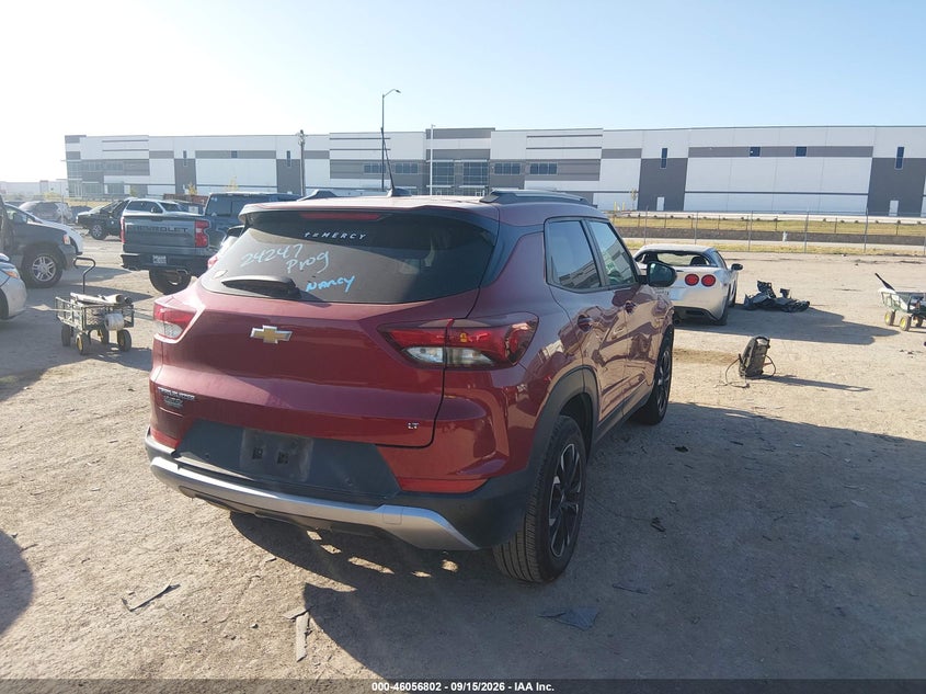 Vin: kl79mpsl7mb063163, lot: 46556324, chevrolet trailblazer fwd lt 20214