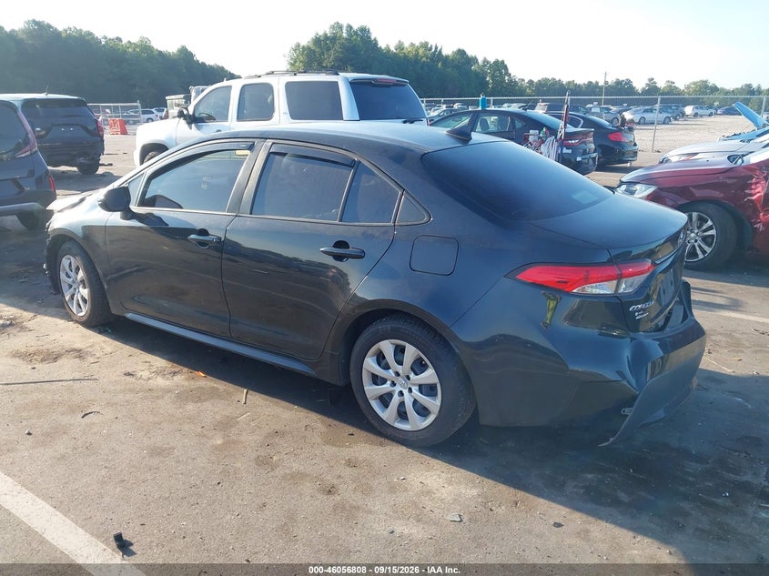 Vin: jtdepmae9mj164673, lot: 46556330, toyota corolla le 20213