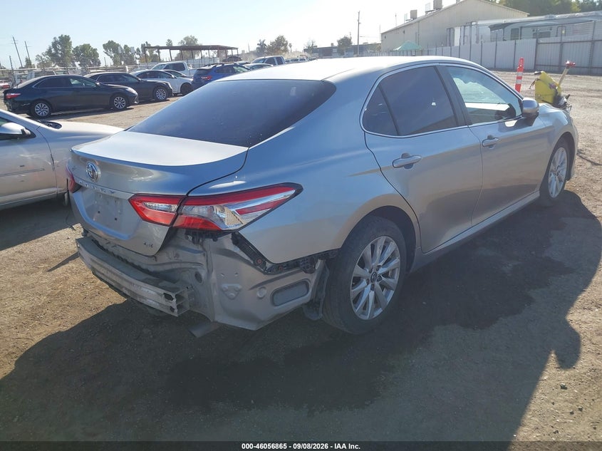 Vin: 4t1b11hk8ju591539, lot: 46556387, toyota camry le 20184
