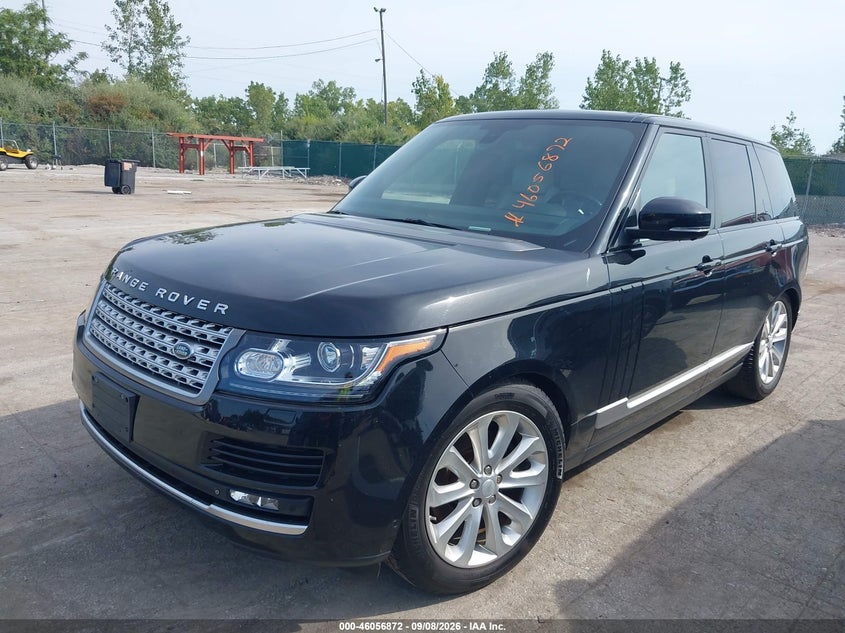 Vin: salgs2vf7fa218711, lot: 46556394, land rover range rover 3.0l v6 supercharged hse 20152