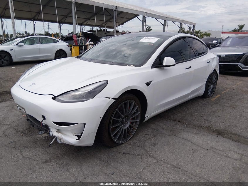 Vin: 5yj3e1ec0mf925974, lot: 46556455, tesla model 3 performance dual motor all-wheel drive 20212