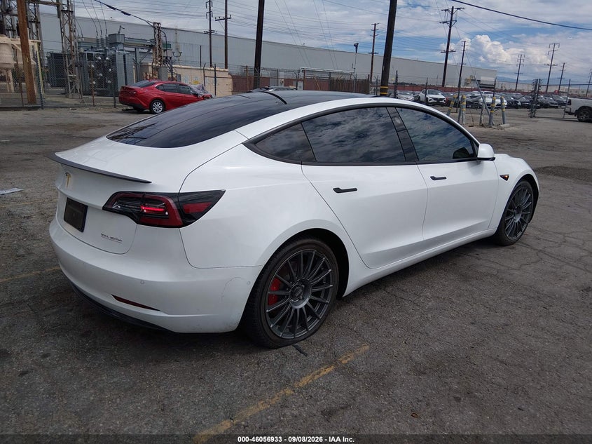 Vin: 5yj3e1ec0mf925974, lot: 46556455, tesla model 3 performance dual motor all-wheel drive 20214