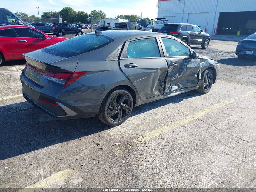 Vin: kmhlm4dg6tu169965, lot: 46556489, hyundai elantra sel sport 20264