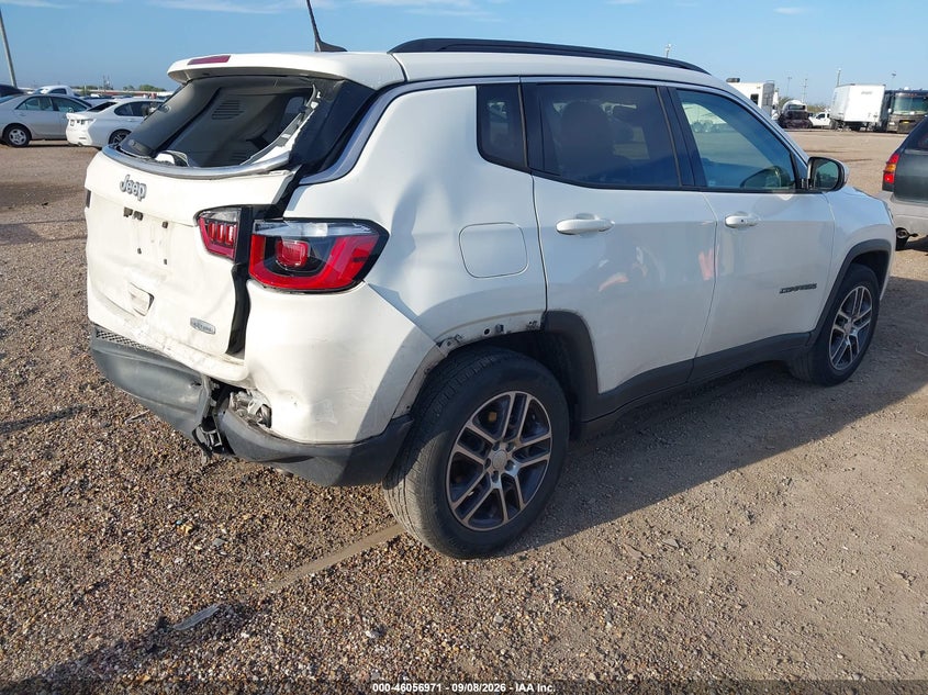 Vin: 3c4njcbbxjt487571, lot: 46556493, jeep compass sun and wheel fwd 20184