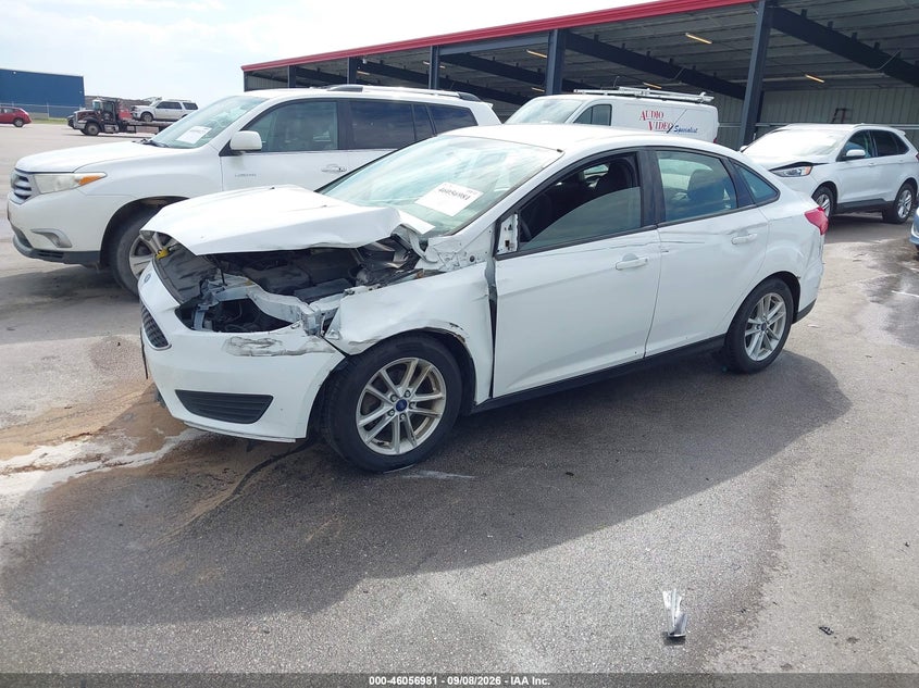 Vin: 1fadp3f25hl324679, lot: 46556503, ford focus se 20172