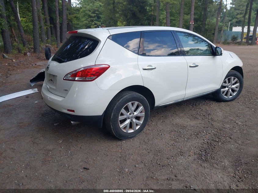 Vin: jn8az1mw2dw321754, lot: 46556507, nissan murano s 20134