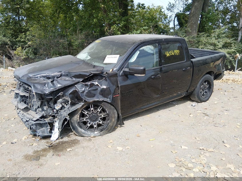 Vin: 1c6rr7mt0js243721, lot: 46556511, ram 1500 night  4x4 5'7 box 20182