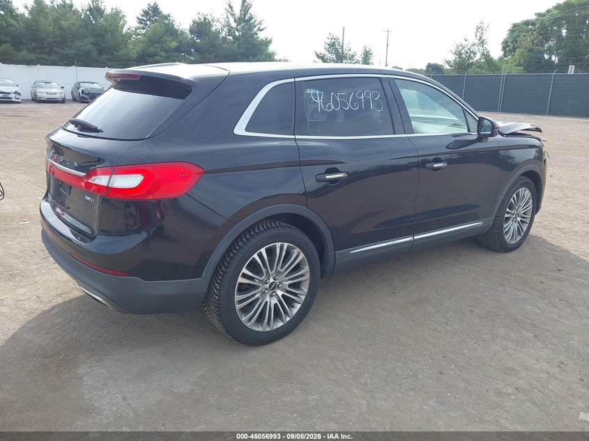 Vin: 2lmpj8lr0jbl39300, lot: 46556514, lincoln mkx reserve 20184