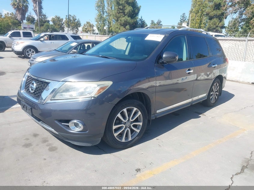 2014 NISSAN PATHFINDER auction photo 2