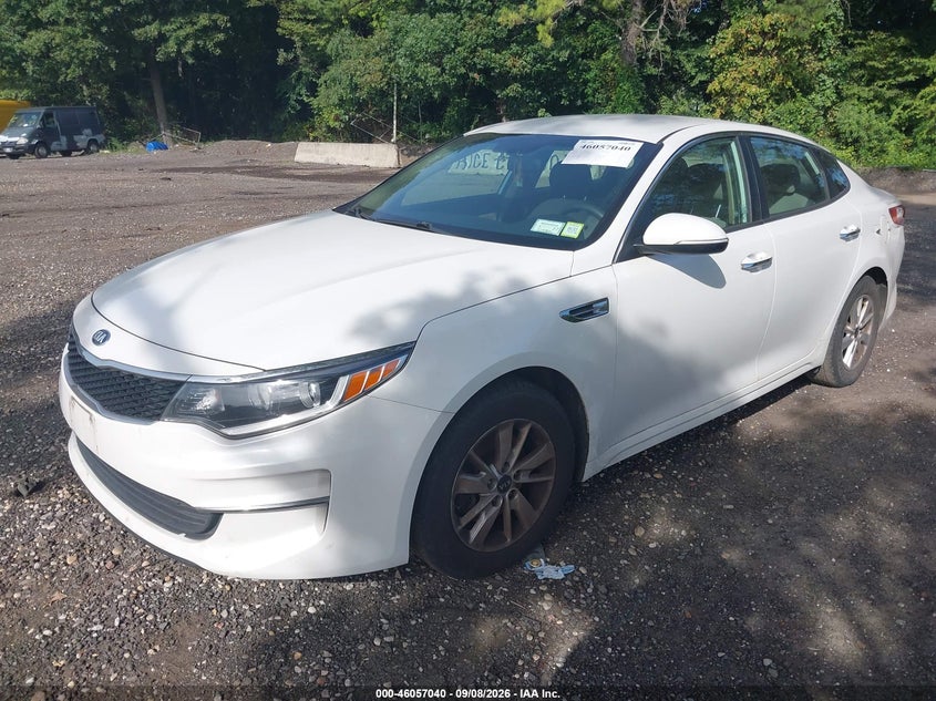 Vin: knagt4l3xg5088116, lot: 46556562, kia optima lx 20162