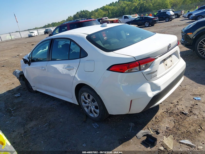 Vin: 5yfepmae9mp247385, lot: 46556574, toyota corolla le 20213