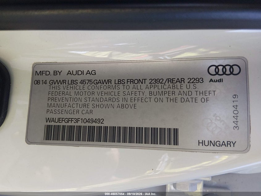 2015 AUDI A3 2.0T PREMIUM · Фото 9