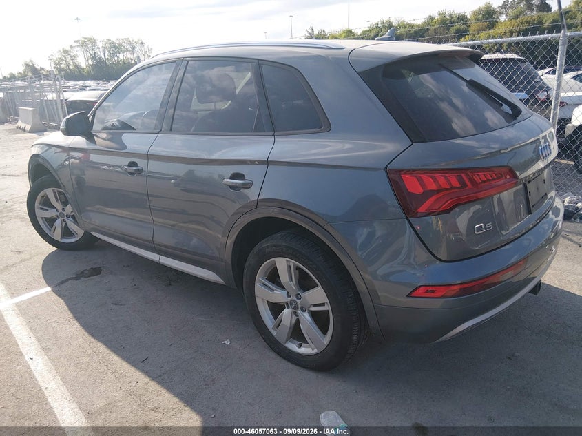 Vin: wa1anafy1j2087447, lot: 46556585, audi q5 2.0t premium/2.0t tech premium 20183