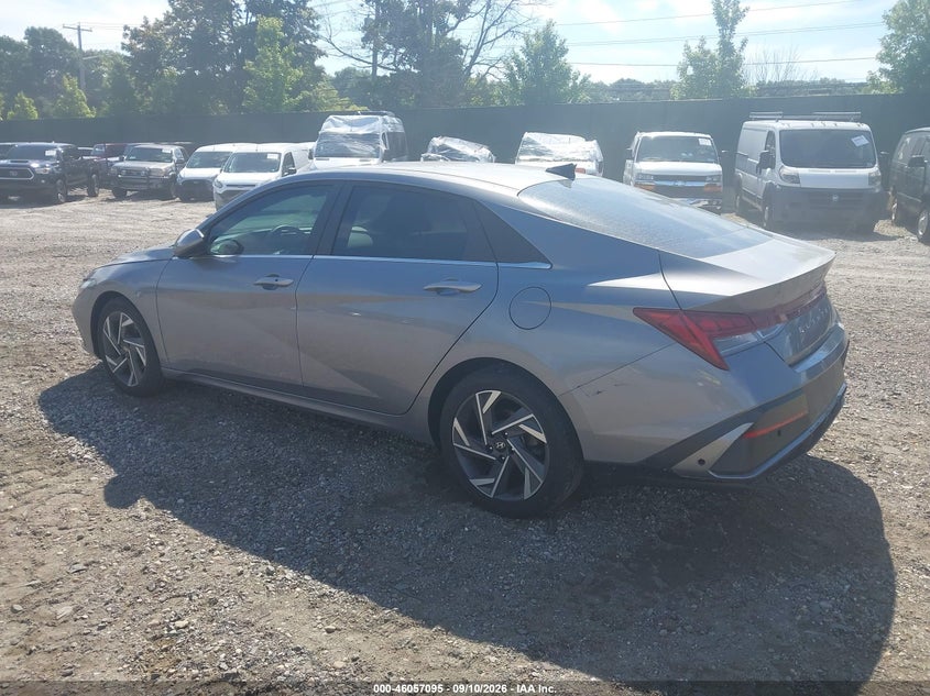 Vin: kmhls4dg4ru812490, lot: 46556617, hyundai elantra sel 20243