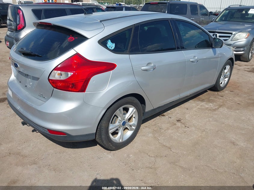 Vin: 1fadp3k24dl342025, lot: 46556624, ford focus se 20134