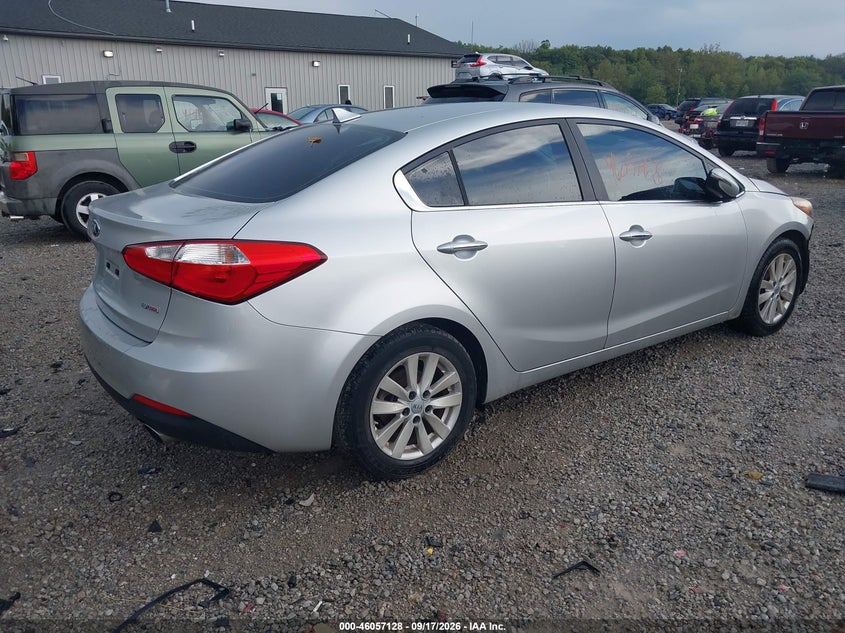 Vin: knafx4a87f5267954, lot: 46556650, kia forte ex 20154
