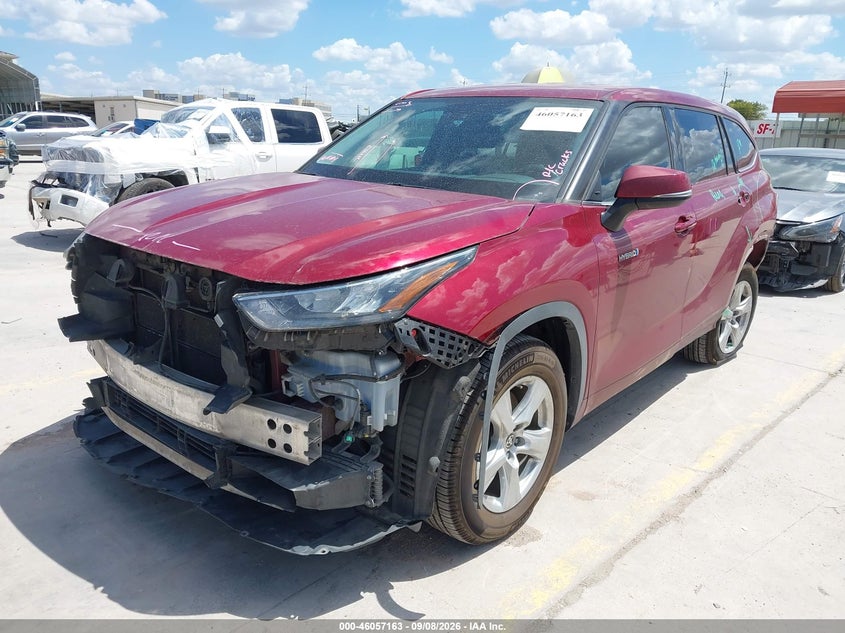 Vin: 5tdzarah3ls000377, lot: 46556685, toyota highlander hybrid le 20202
