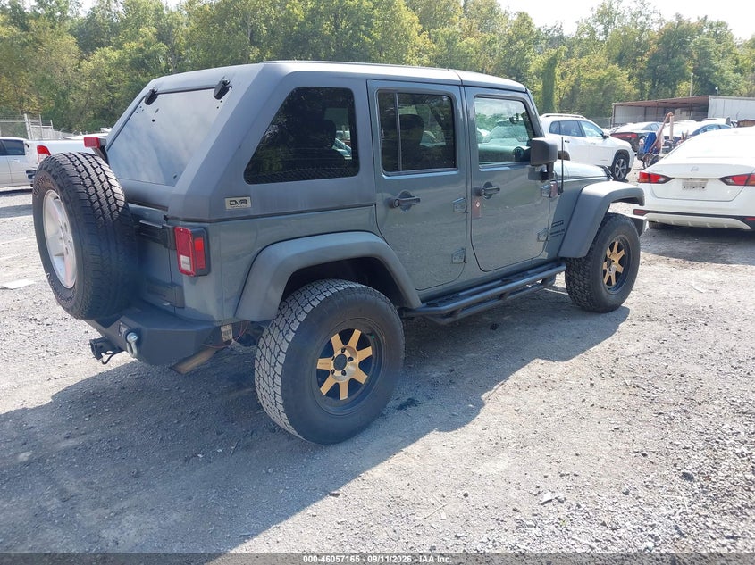 Vin: 1c4bjwdgxel194655, lot: 46556687, jeep wrangler unlimited sport 20144