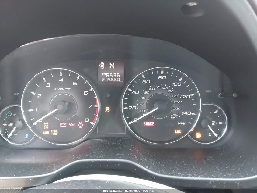 2011 SUBARU OUTBACK auction photo 7